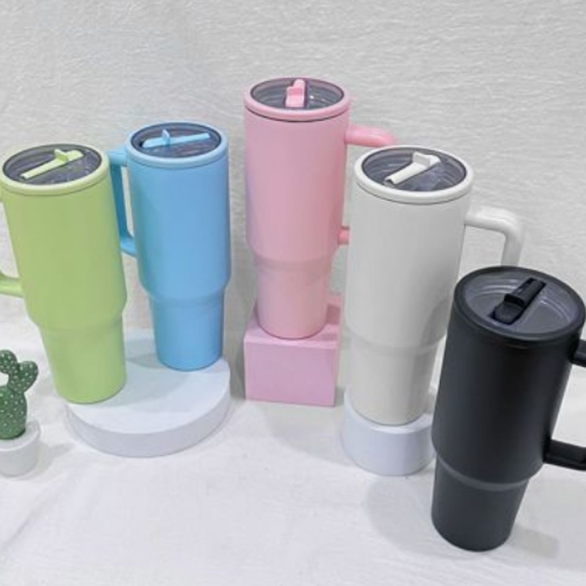 GENERICO - Taza Térmica para Auto 1200ml -Acero Inoxidable