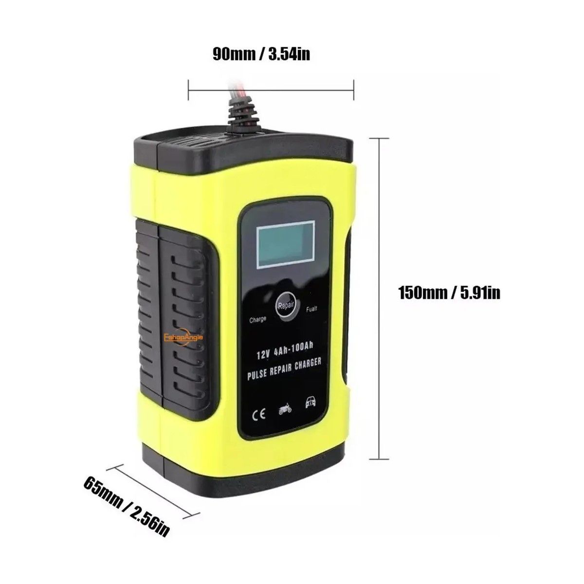 GENERICO - Cargador Auto Inteligente Batería 12v De Auto BELUG