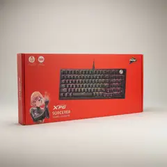 XPG - Teclado Mecanico Sorcerer, Sw Red Español Teclado Negro