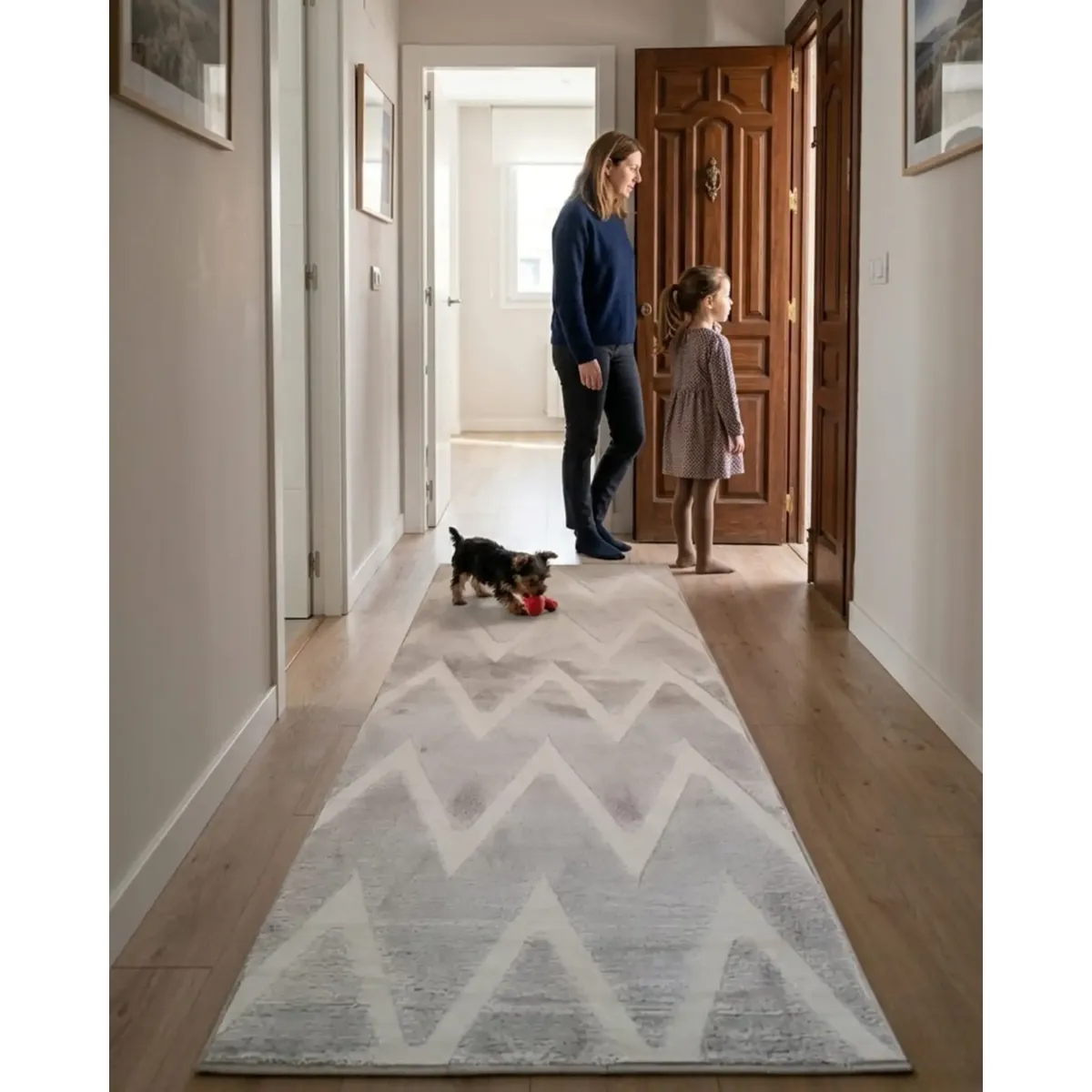 GENERICO - Alfombra Larga Para Pasillo Diseño Jacquard 60x160cm