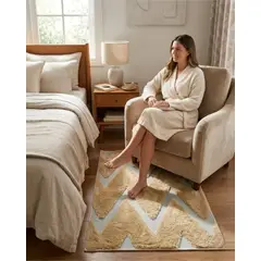 GENERICO - Alfombra Bajada De Cama 50x80 Cm Estilo Jacquard