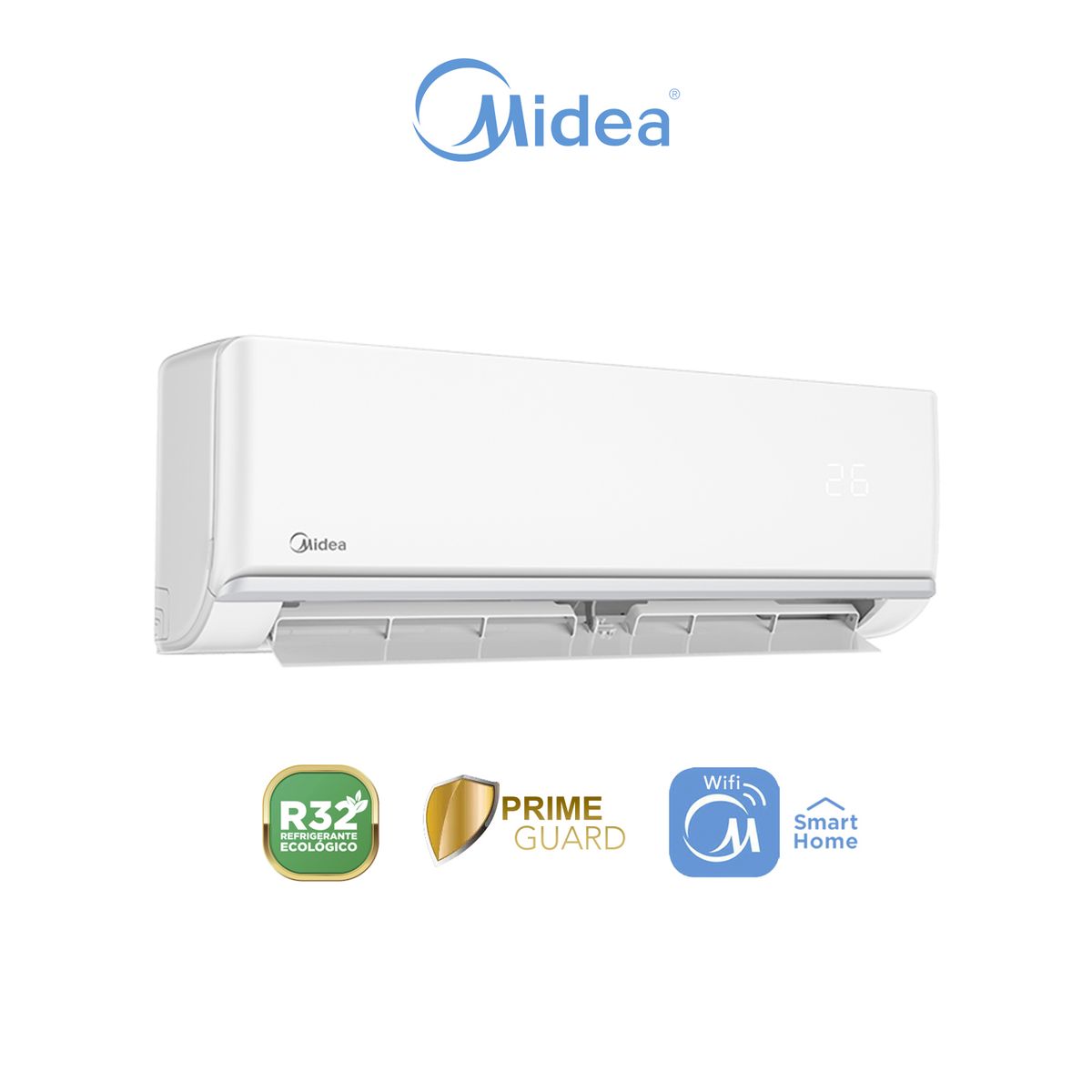 MIDEA - Aire Acondicionado Midea 18.000 BTU - Inverter Xtra