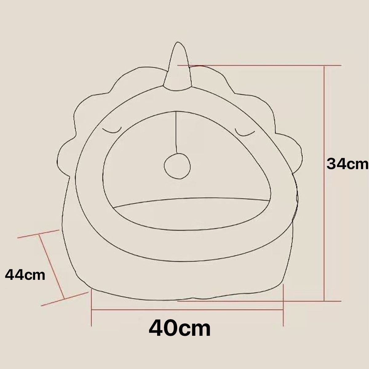 ATURE - Tela Lavable Para Cama De Gato Tela De Felpa Impermeable 40x34cm