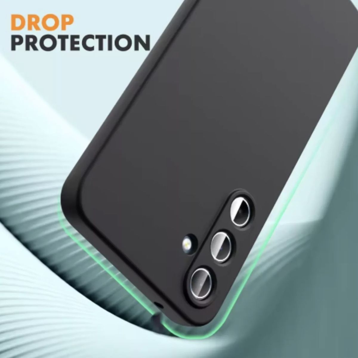 GENERICO - Carcasa De Silicona Para Samsung A57 5g - Negro