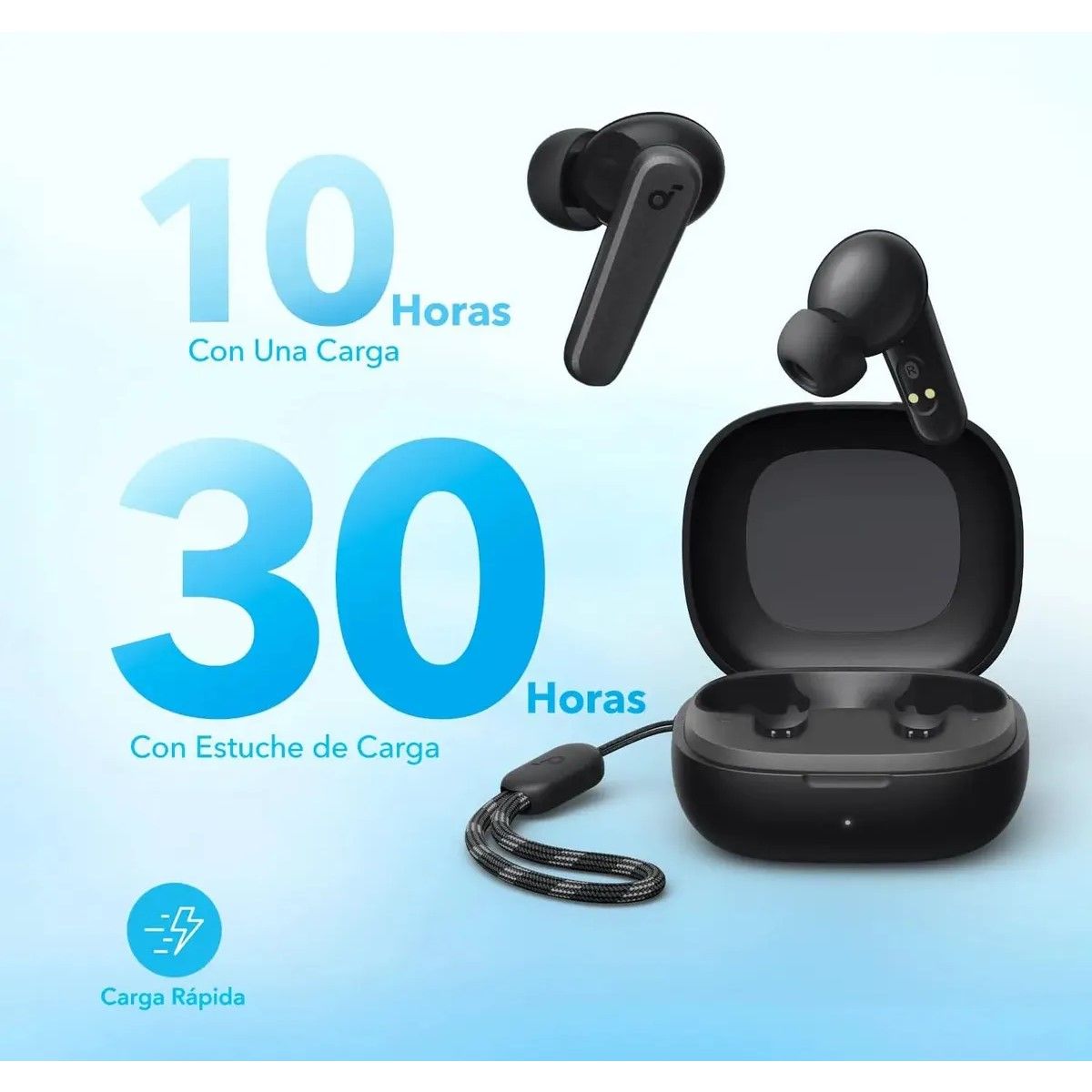 GENERICO - Audífonos In-ear Bluetooth Inalámbrico gamer Anker Soundcore P20i con Manos Libres 10mm BELUG