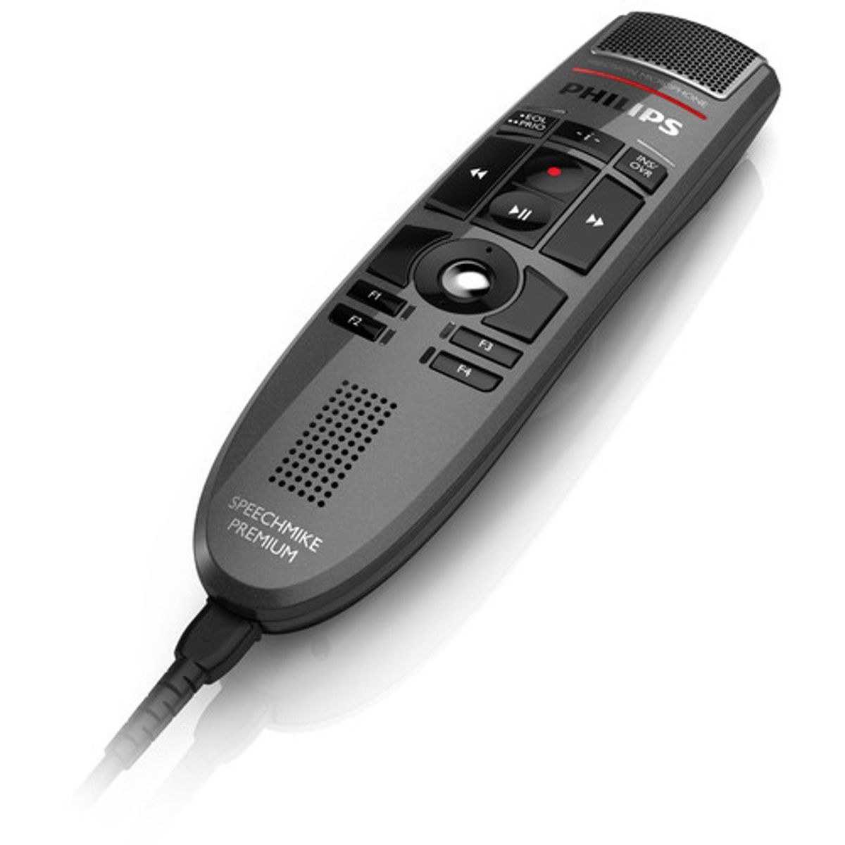 PHILIPS - Philips LFH3500 SpeechMike Premium Microfono de dictado USB Microfono de precision Control de boton