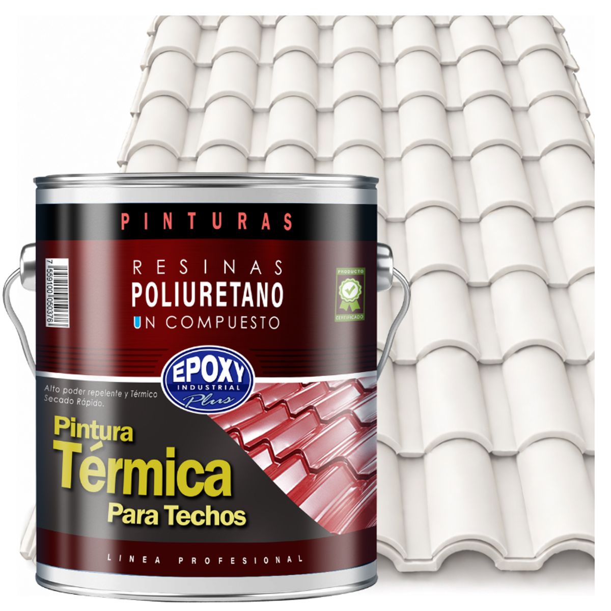 EPOXY - PINTURA TECHOS AISLANTE TERMICO - GALON - BLANCO