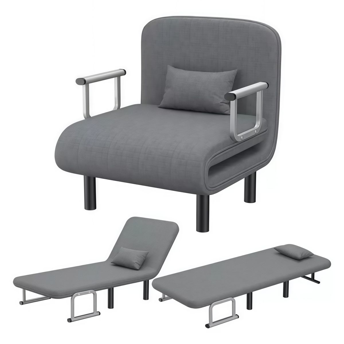 VIDA BUENAS - Sillón Sofa Cama Hogar Plegable Confort Reclinable Berger