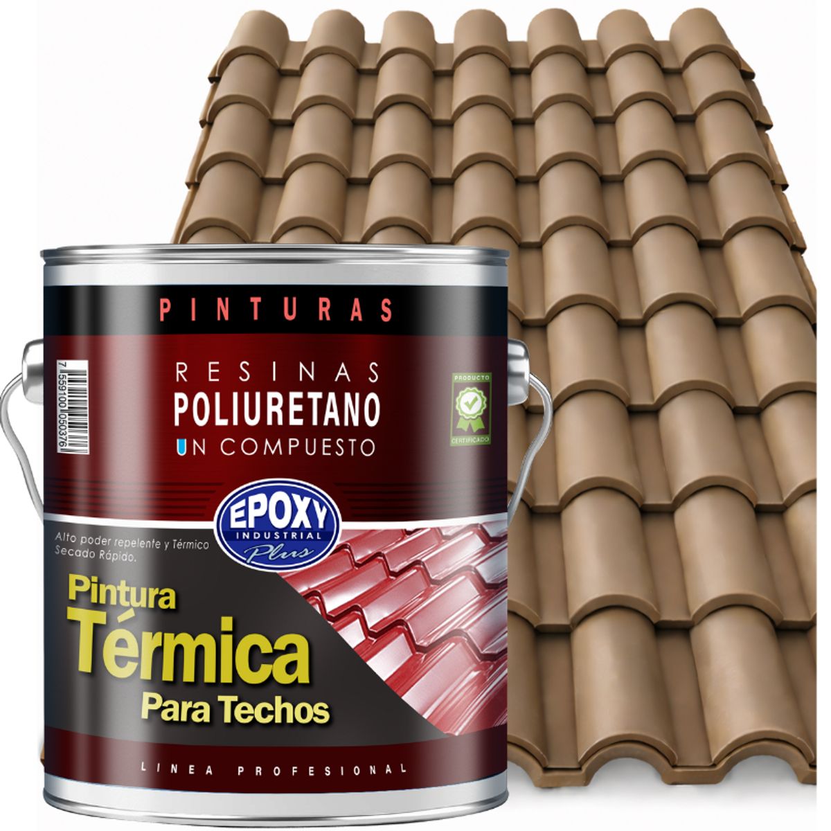 EPOXY - PINTURA TECHOS AISLANTE TERMICO - GALON - PIEDRA