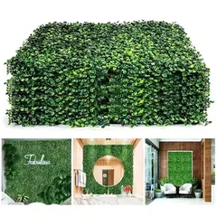 GENERICO - 10 Piezas Follaje Artificial 40x60cm Verde Decoración Jardín