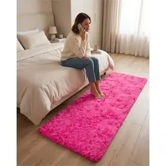 GENERICO - Alfombra Pasillera Shaggy 70x150 cm Pelo Largo