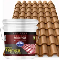 EPOXY - PINTURA TECHOS AISLANTE TERMICO - TINETA 15L - ARENA GRIS