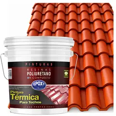 EPOXY - PINTURA TECHOS AISLANTE TERMICO - TINETA 15L - TERRACOTA COLONIAL