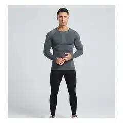 EKOL TACTICA MILITAR - Primera Capa Térmica HombreMujer Sin Costuras Running Outdoor