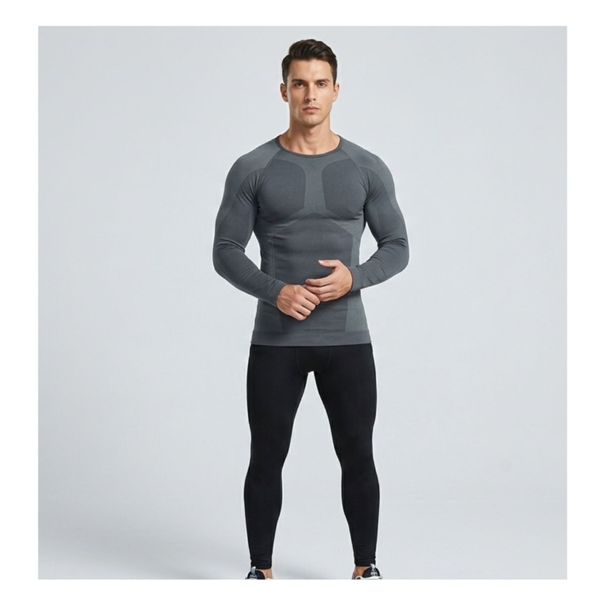 EKOL TACTICA MILITAR - Primera Capa Térmica HombreMujer Sin Costuras Running Outdoor