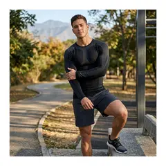 EKOL TACTICA MILITAR - Primera Capa Térmica HombreMujer Sin Costuras Running Outdoor