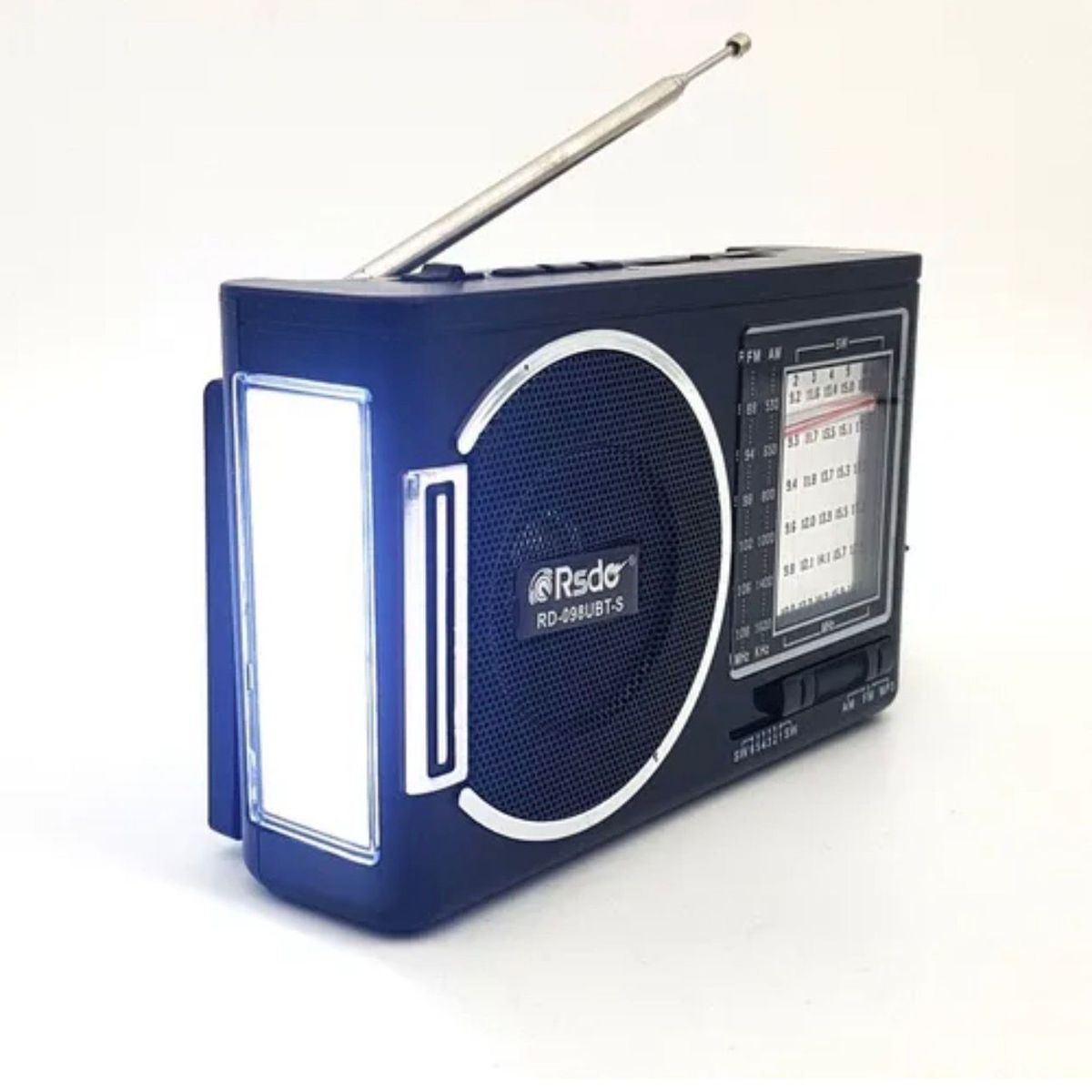 GENERICO - Radio Portatil AMFM Solar Recargable Con Linterna