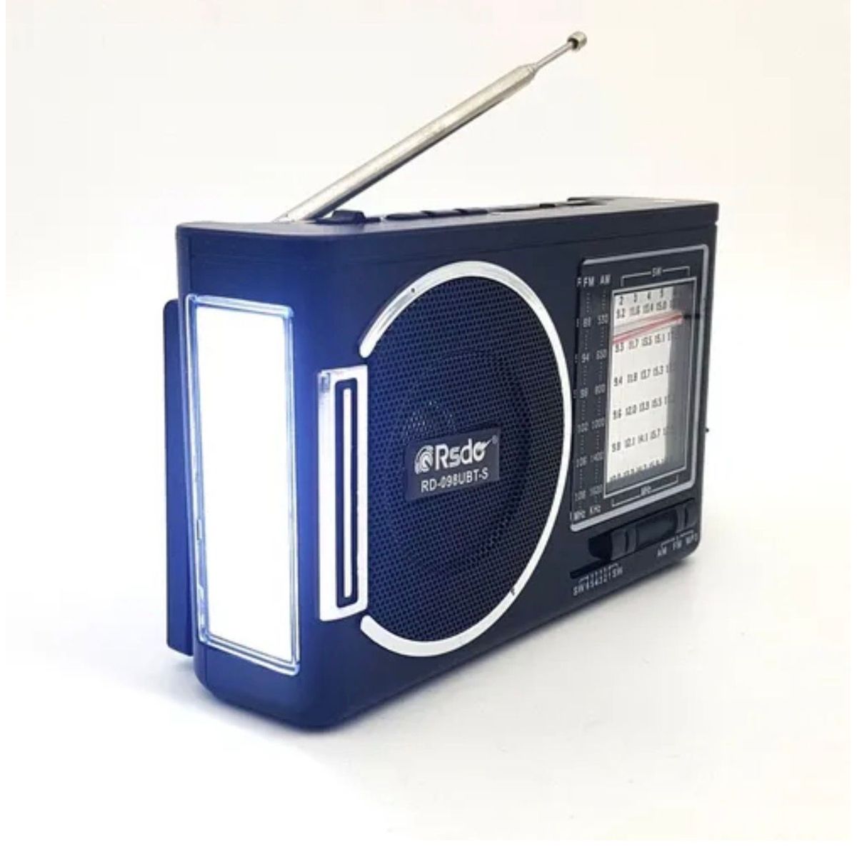 GENERICO - Radio Portatil AMFM Solar Recargable Con Linterna