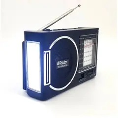 GENERICO - Radio Portatil AMFM Solar Recargable Con Linterna