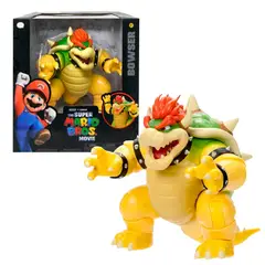 JAKKS PACIFIC - Figura Nintendo Super Mario Movie Bowser Lanza Fuego