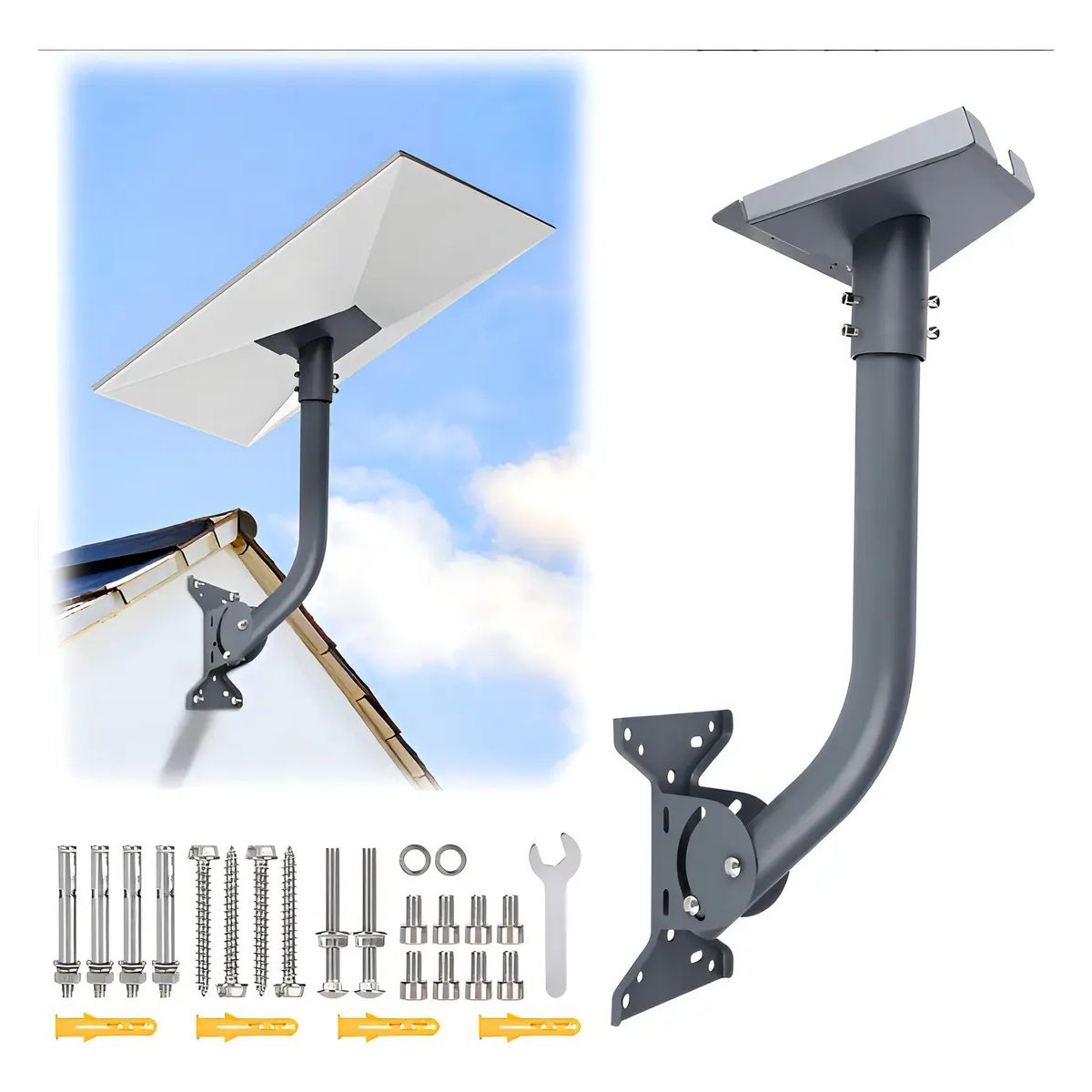 KUANGYE - Soporte Estable Mástil Antena Vida Buenas Para Starlink V4/Gen 3 Con Kit Instalación