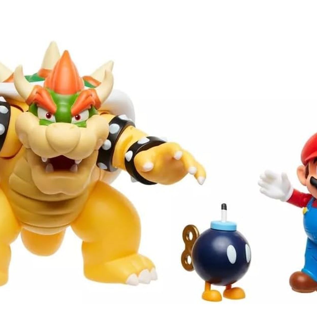 JAKKS PACIFIC - Figuras Mario Bros Vs Bowser Set Batalla de Lava Nintendo