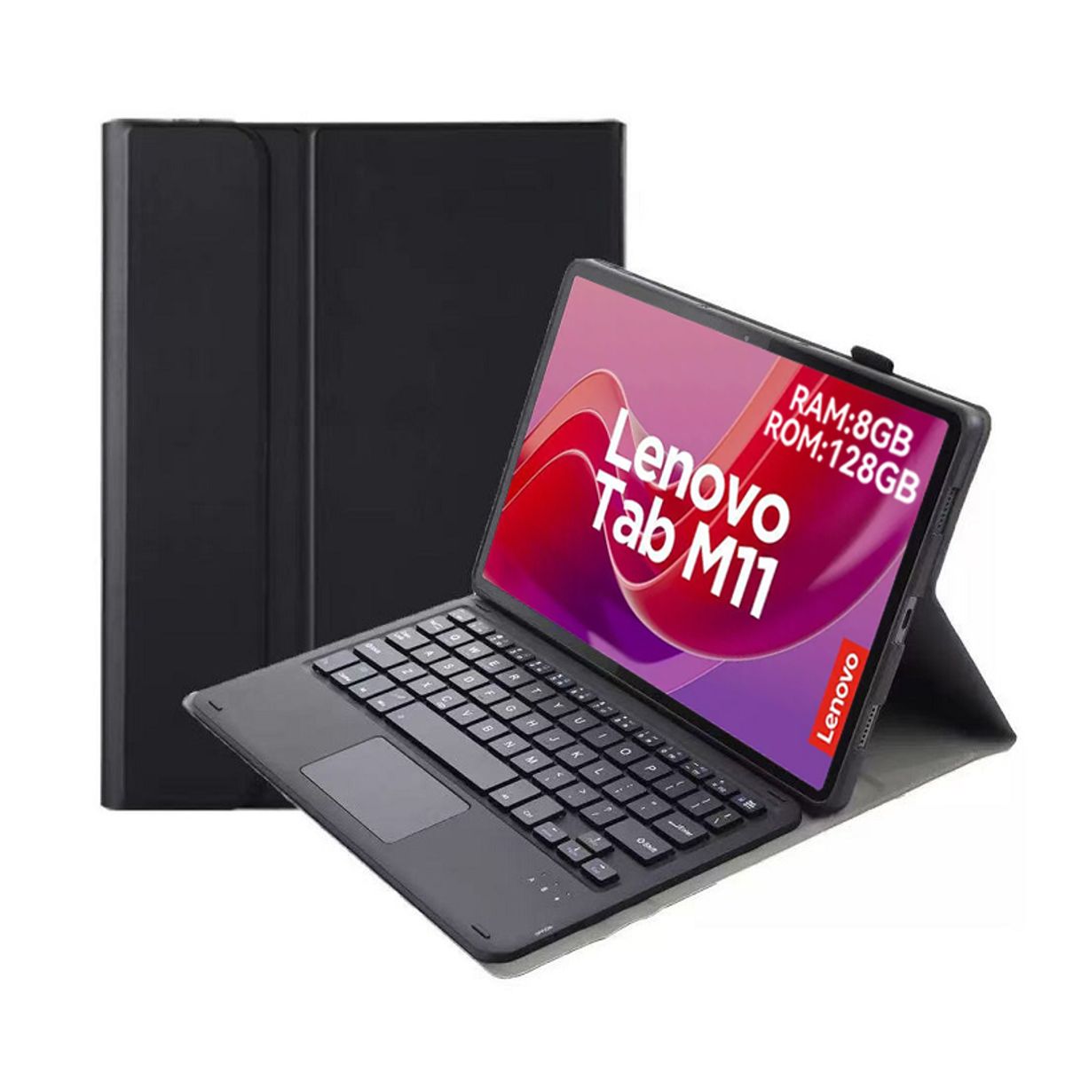 LENOVO - Tablet Lenovo M11 K10 8GB+128GB WiFi 11+Lápiz táctil Lenovo+Teclado Negro