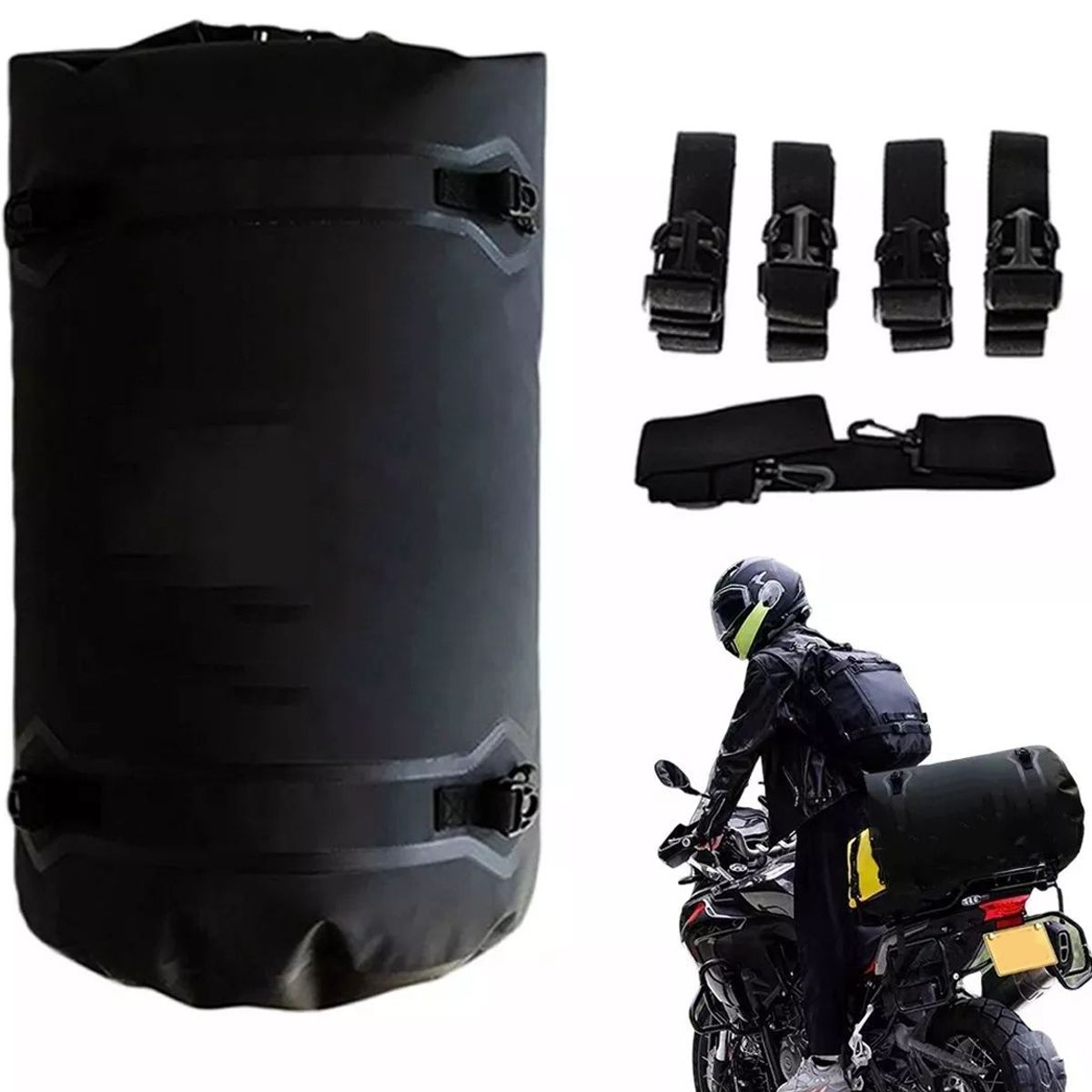 KUANGYE - Bolso Motocicleta Impermeable 40lts