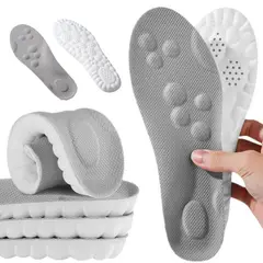 ATURE - 4 Pares De Plantillas Deportivas Elásticas De Silicona 4d