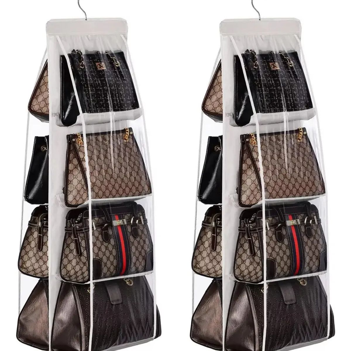 KUANGYE - X2 Organizador De Bolsos Carteras 8 Compartimentos, Plegable