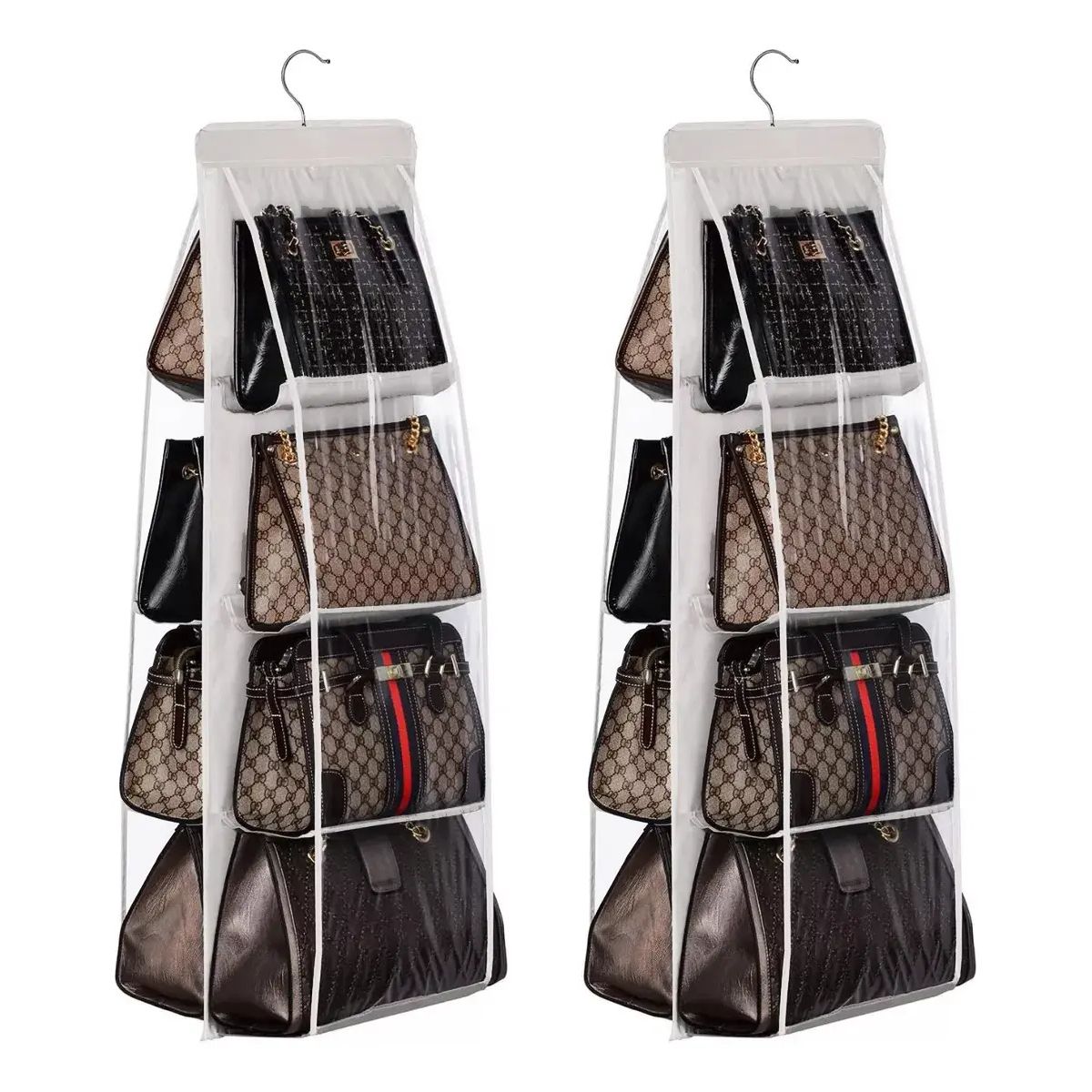 KUANGYE - X2 Organizador De Bolsos Carteras 8 Compartimentos, Plegable