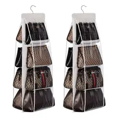 KUANGYE - X2 Organizador De Bolsos Carteras 8 Compartimentos, Plegable