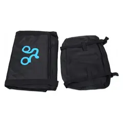 VIDA BUENAS - Bolso Maleta de Transporte para Bicicleta Plegable, Funda Resistente para Viaje en Avión, Negro
