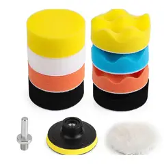 GENERICO - Kit De 11 Piezas Esponjas Pulir Almohadillas Para Auto