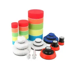 GENERICO - Kit De 29 Piezas Pulir Esponjas Almohadillas Para Auto