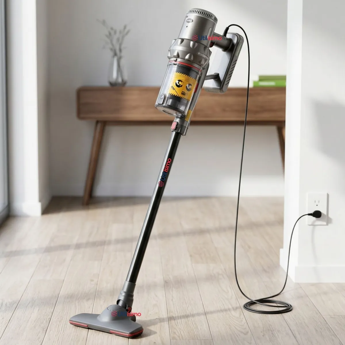 LINE - Aspiradora Vertical Portátil 3 Velocidades Filtro Hepa Lavable