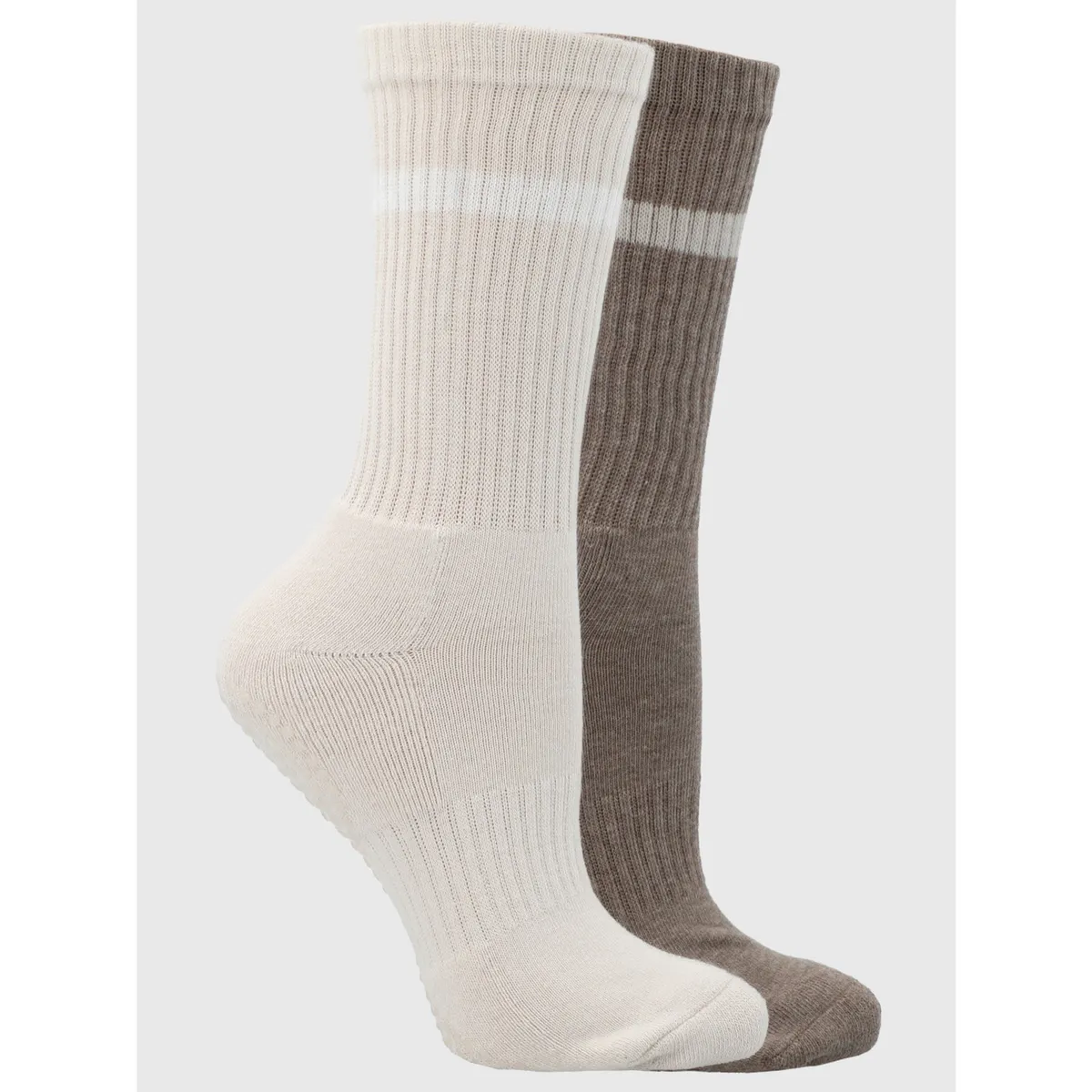 BSOUL - Calcetines 2 Pack Crew Grip Beige BSOUL