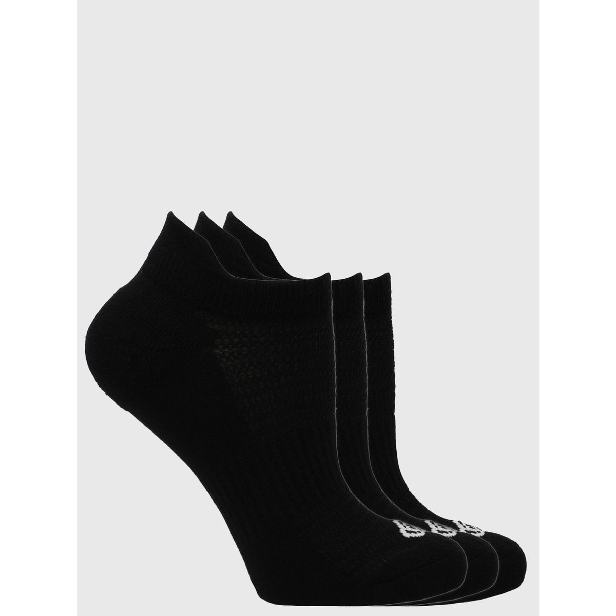 BSOUL - Calcetines 3 Pack Low Cut Negro BSOUL