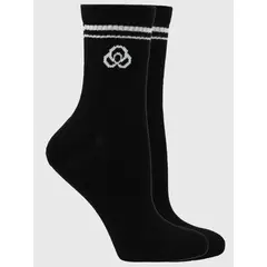 BSOUL - Calcetin 2 Pack Quarter Negro