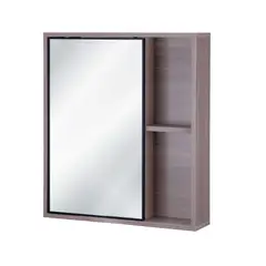 DUSCHY - Mueble Botiquín con espejo 63x13x55 cm Fresno BR41