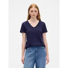 GAP - Polera Mujer Vee Azul