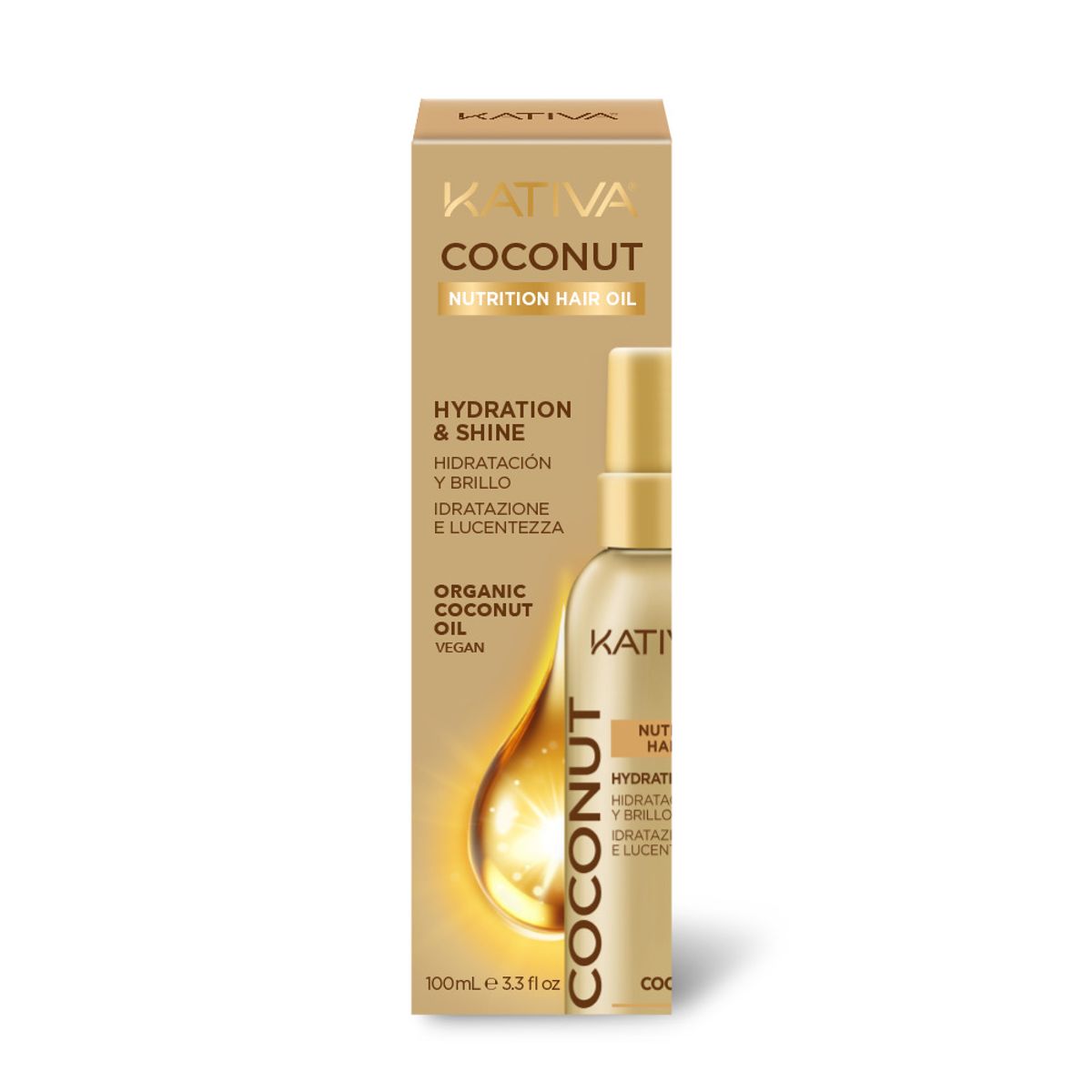 KATIVA - Aceite Capilar Coconut 100 mL, Kativa