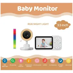 EVERSO - Monitor Inteligente Para Bebé NUBETA Video HD Cámara Audio Visión Nocturna