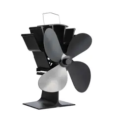 TIOZONEY - Potencia térmica chimenea Heat Fan Desarrollado madera Estufa Ventilador aficionados