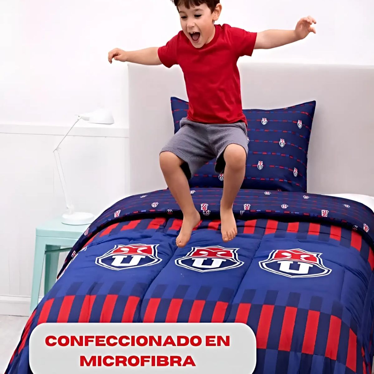 GENERICO - PLUMON CON RELLENO INFANTIL DE NIÑO Y NIÑA 1 PLAZA 06