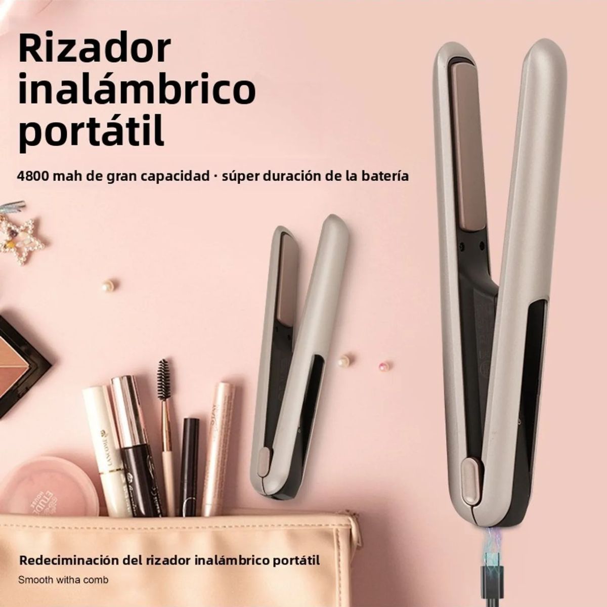 TIOZONEY - Plancha para alisar el pelo