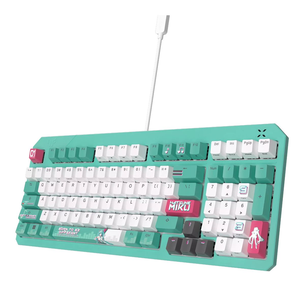 ASUS - Teclado Gamer - Asus TUF K3 Gen II Hatsune Miku Edition usb