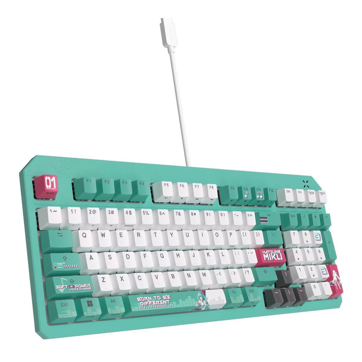 ASUS - Teclado Gamer - Asus TUF K3 Gen II Hatsune Miku Edition usb