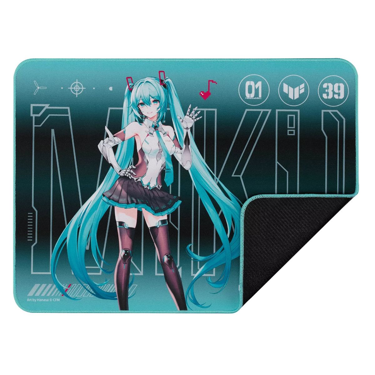 ASUS - Mouse Pad - Asus TUF Gaming P1 Edición Hatsune Miku - 26x36