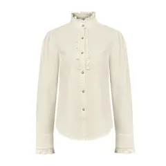 ROCKFORD - Blusa Algodón Orgánico Mujer Borage Blanco